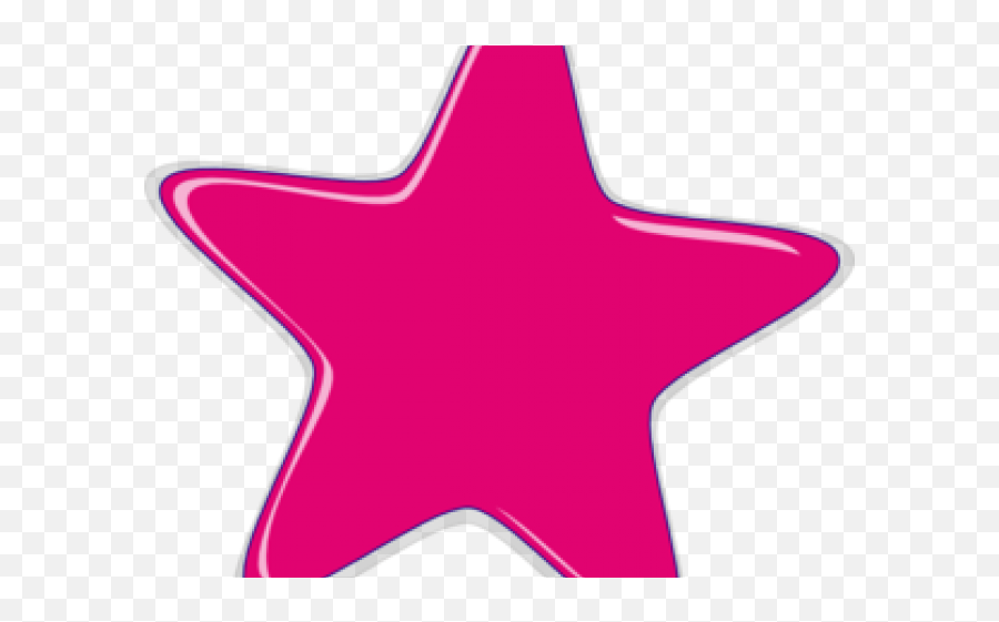 Falling Stars Clipart Neon Star - Pink Stars Clipart Transparent Png,Star Clipart Png