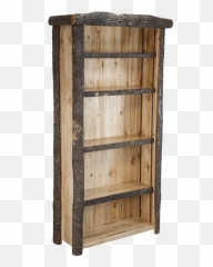 Aspen Log 60 Inch Tall Bookcase Rustic Furniture Of Utah - Bookcase Png,Bookcase Png