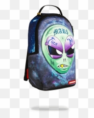 Download Hd Sprayground - 3d Lenticular Alien Head Backpack Motorcycle Helmet Png,Alien Head Png