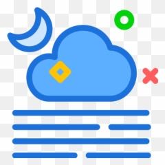 Moon Weather Png Icon - Clip Art