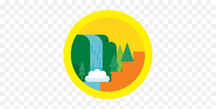 Presenting The Official List Of Fitbit Badges - Fitbit Waterfall Badge Png,Fitbit Logo Png