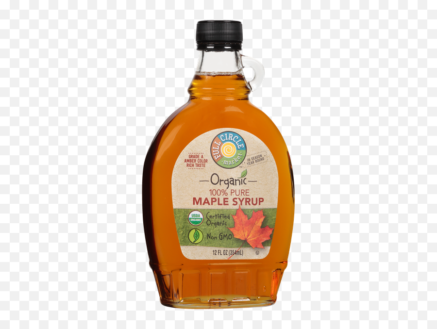 Full Circle Organic 100 Pure Maple Syrup Hy - Vee Aisles Bottle Png,Maple Syrup Png