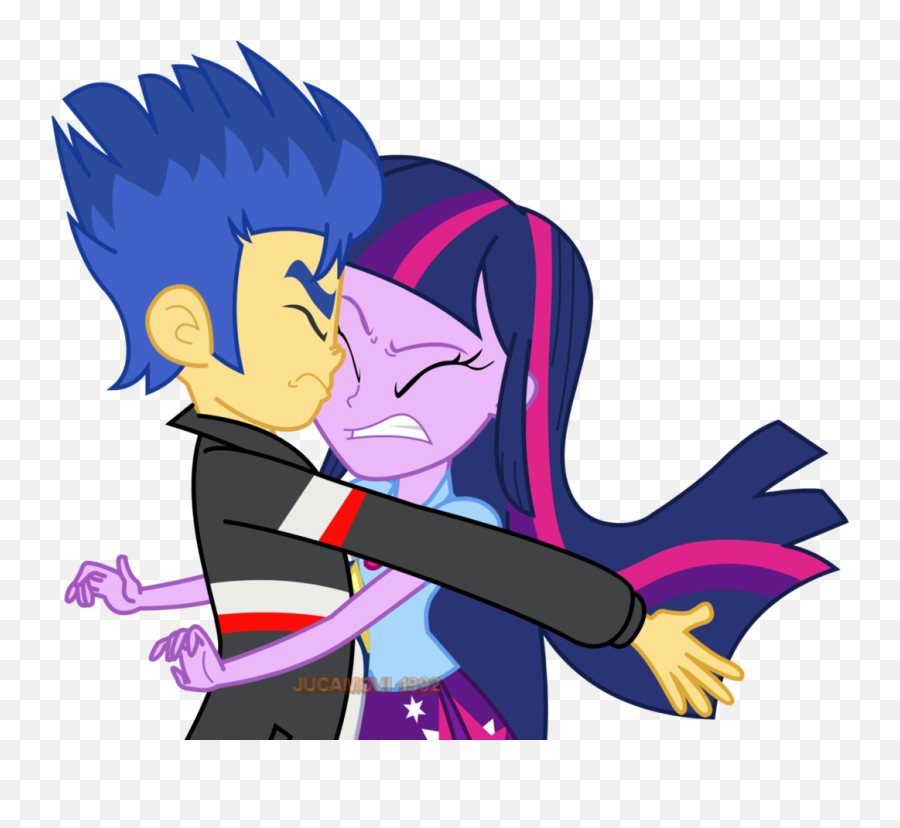 The Flash Clipart Anime Style - Twilight Sparkle Equestria Girls And Flash Png,The Flash Png