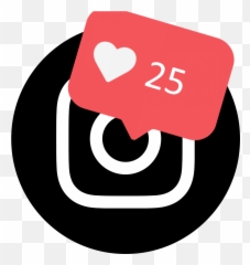 Black Circle Instagram Logo - Imagem Hd png