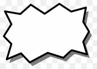 Comic Word Bubble - Call Out Clip Art png