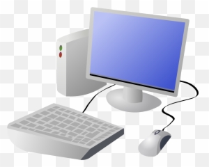 Laptop Desktop Computers Cartoon Clip - Clipart No Background png