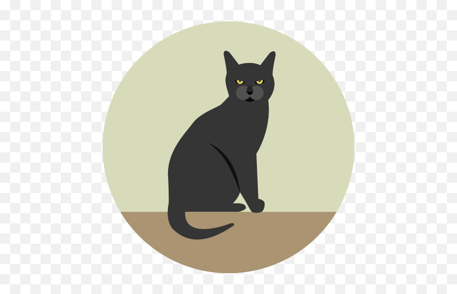 Black Cat Angry Halloween Icon - Cat Icon Png,Angry Cat Png