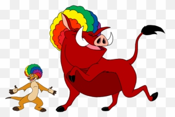Pumba Png - Timon And Pumbaa Drawing,Pumba Png