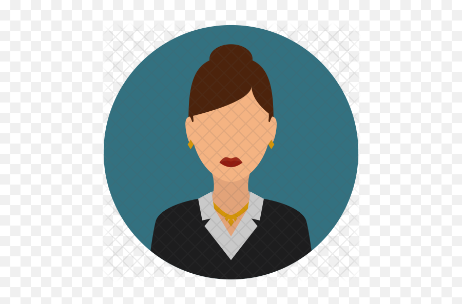 Business Woman Icon Of Flat Style - Flat Woman Icon Png,Woman Icon Png