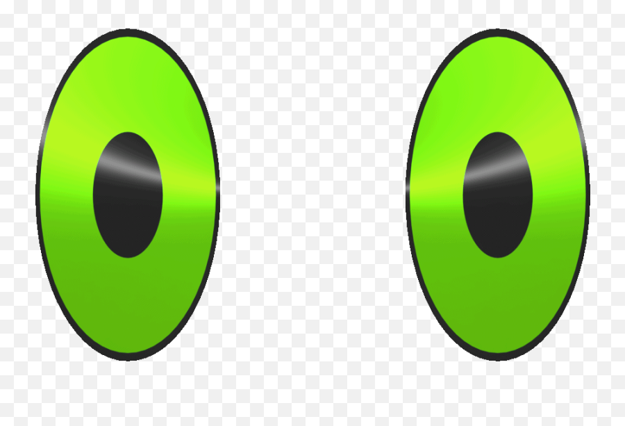Download Lime Green Oval Eyes - Circle Png,Green Eyes Png