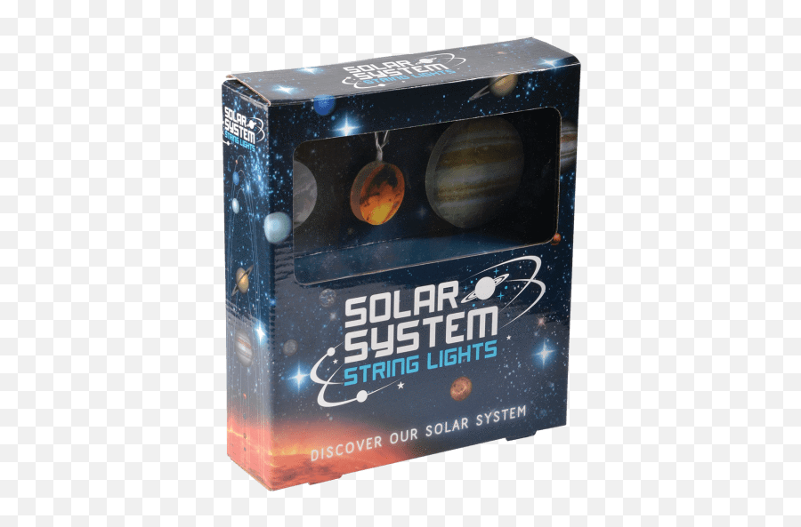 Solar System Planet String Lights - Solar System In Lights Png,Solar System Png