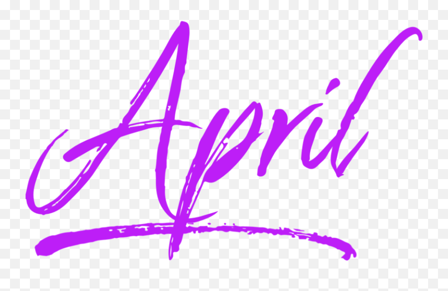 April Purple - Language Png,April Png