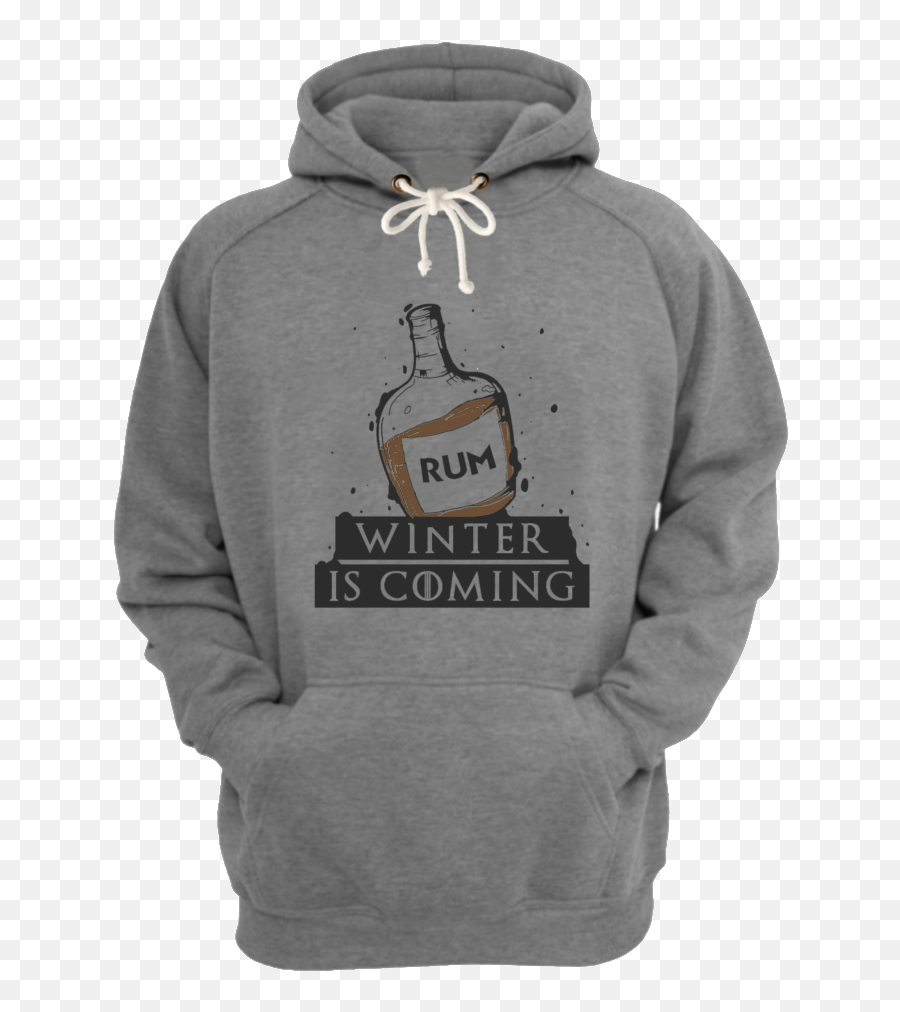 Winter Is Coming Grey Premium Hoodie - Plain Hoodie Gray Hoodie Png,Winter Is Coming Png