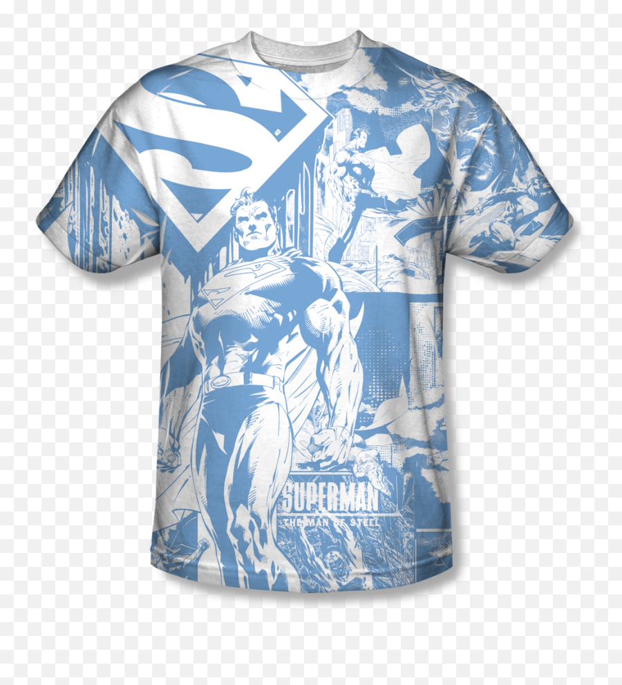 Superman Man Of Steel Blueprint All - Over Tshirt Man Of Steel Png,Man Of Steel Png