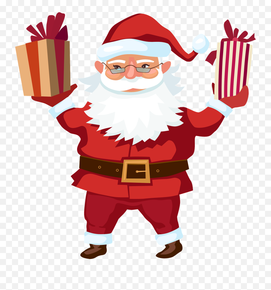 Santa Claus Clipart Free Download Transparent Png Creazilla - Santa Claus,Santa Hat And Beard Png