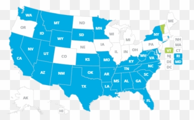 Eecvi Update California Joins Program Gvl - States That Don T Tax Social Security Png,California Map Png