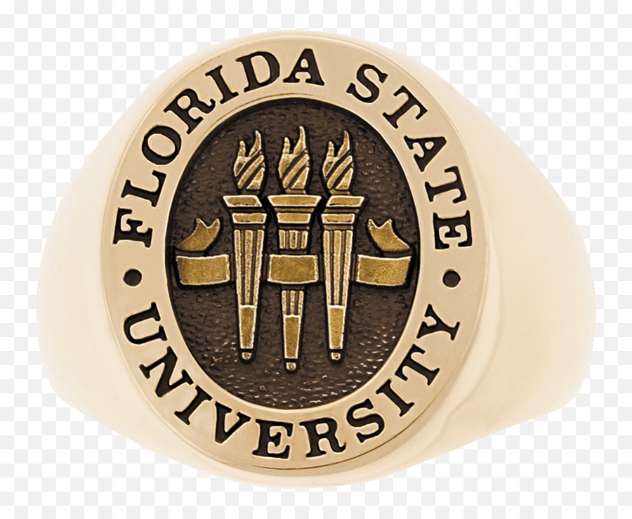 Florida State University Menu0027s Large Signet Ring With Metal Top - University Of Tromso Png,Fsu Logo Png