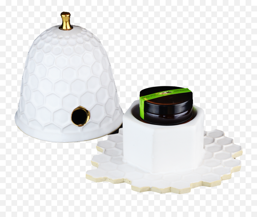 Ceramic Honey Pot With 14k Gold - Lego Full Size Png Hard,Honey Pot Png