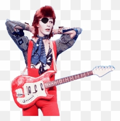 David Bowie Guitar - David Bowie Ziggy Stardust Guitar Png,David Bowie Transparent