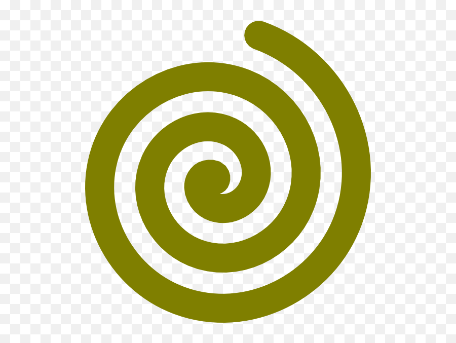 Spiral Clipart Green - Green Spiral Clip Art Png Spiral Curve Clipart,Spiral Transparent