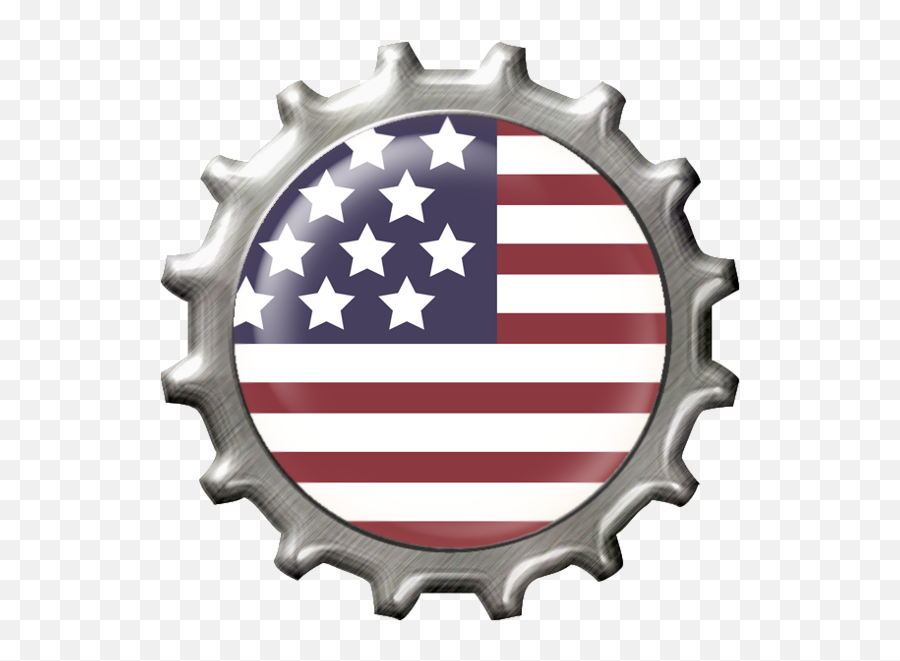 Download Usa Flag Decoration Png Clipart - Clip Art Png Emblem,American Flag Clipart Transparent
