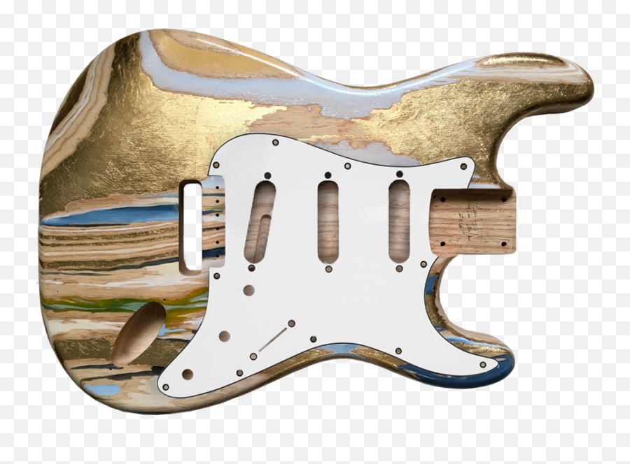 Colored Wood Grain Mercury Body - Guitar Png,Wood Grain Png