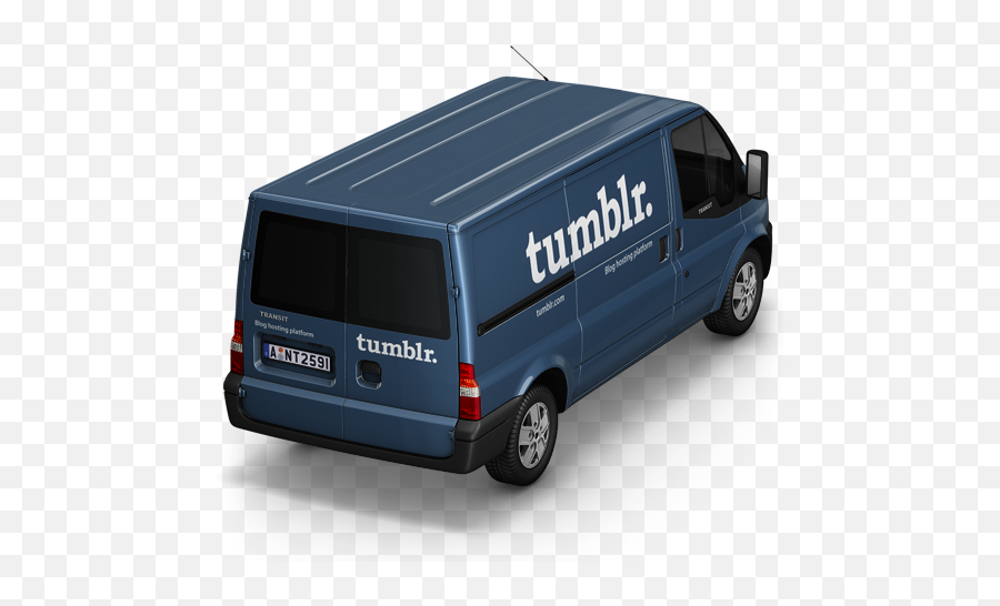 Tumblr Van Back Icon Container 4 Cargo Vans Iconset - Tumblr Png,Tumblr Icon Png