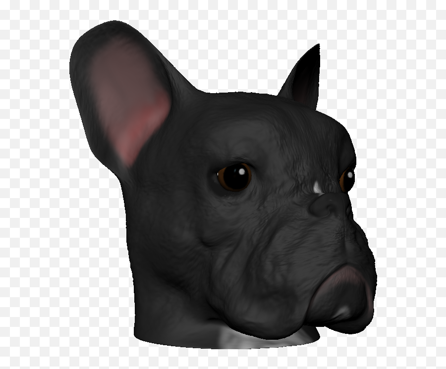 French Bulldog Head By Willmundell - Thingiverse French Bulldog Png,Mudbox Icon