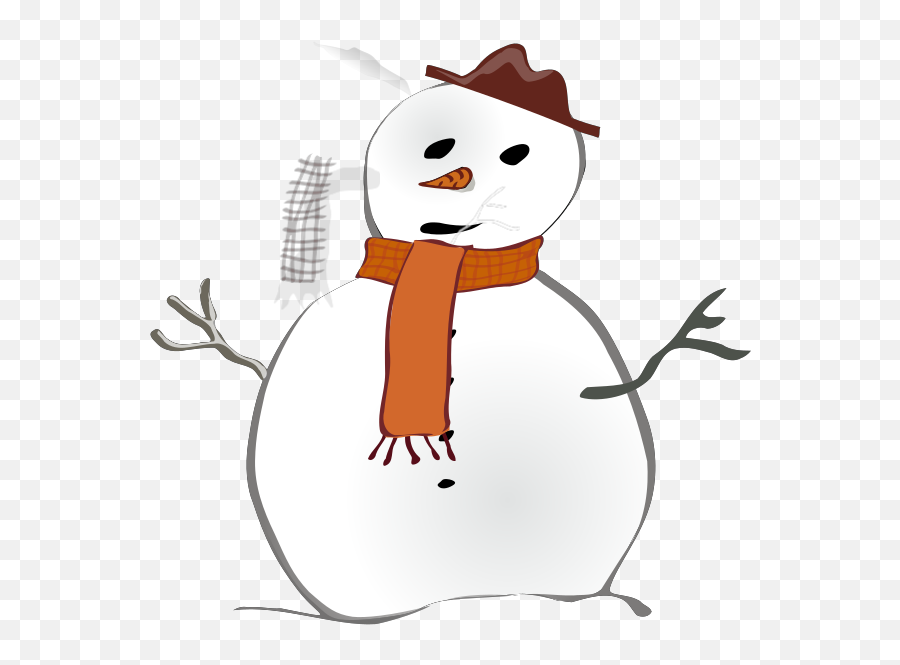 Snowman Svg Vector Clip Art - Svg Clipart Dot Png,Frosty The Snowman Icon