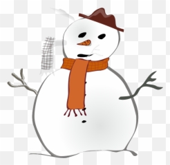 Snowman Svg Vector Clip Art - Clipart Dot png