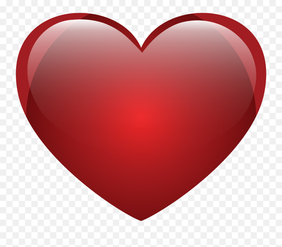 Free Heart Glossy 1187550 Png With Transparent Background - Love Emoji Png,Glossy Facebook Icon