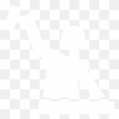 Construction Worker Icon Png 413147 - Free Icons Library White