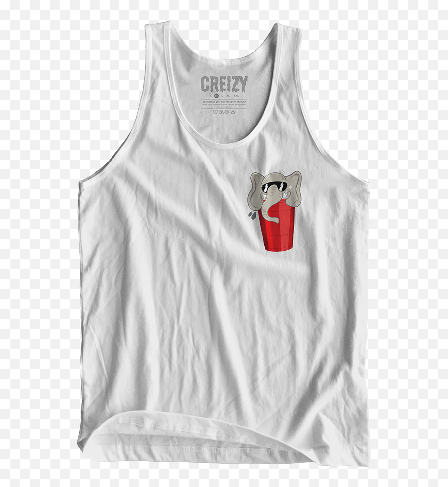Red Solo Cup Transparent Png - Red Solo Cup Elephant Tank Hello Kitty Tank Top,Tank Top Png