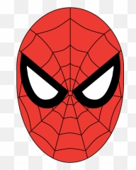Spiderman Head Png Clipart - Face