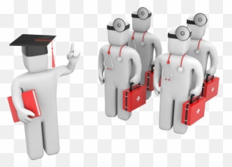 Educational Activities Clinical Research And Evidence - Healthcare Training Cartoon png