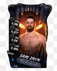 Sami Zayn - Wwe Supercard Season 1 Debut Wwe Supercard Wwe Supercard Alexa Bliss Png,Sami Zayn Png