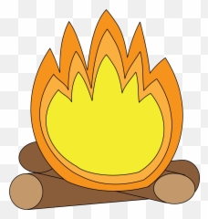 Campfire - Cartoon Transparent png