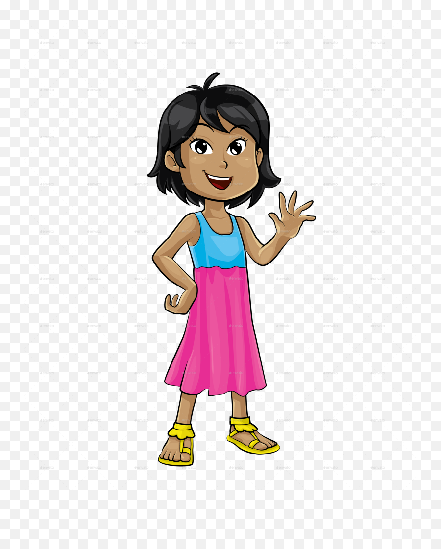 And Girl - Transparent Background Girl Png Cartoon,Girl Clipart Transparent Background
