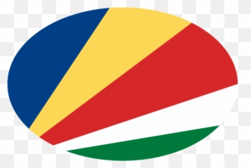 Vector Country Flag Of The Seychelles - Oval World Vertical png