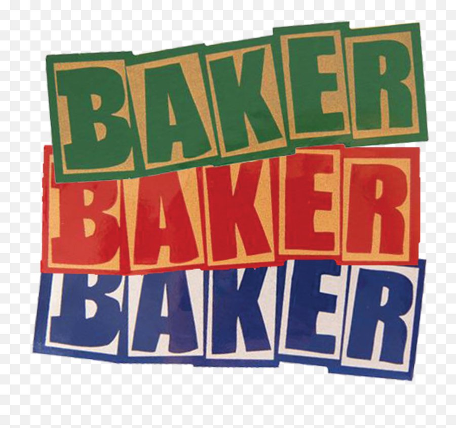 Baker Skateboards Brand Logo Decal - Language Png,Brand Icon