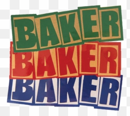 Baker Skateboards Brand Logo Decal - Language png