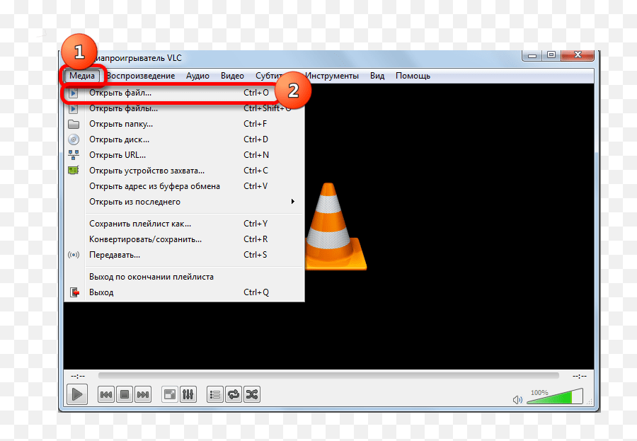 Видео плеере vlc