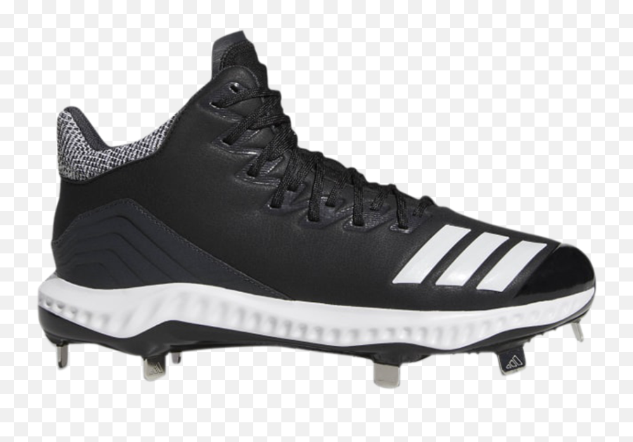 Icon Bounce Mid U0027black Whiteu0027 - Adidas Softball Cleats Png,Adidas Boost Icon Cleats