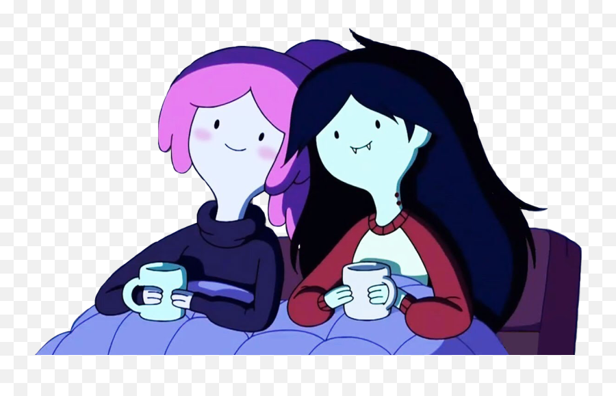 Bubbline Marseline Sticker By Irlnagitokomaeda1 - Marceline X Bubblegum Pride Png,Princess Bubblegum Icon