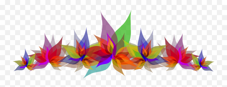 Flower Abstract Png 4 Image - Flores De Colores Png,Abstract Png - free  transparent png images 