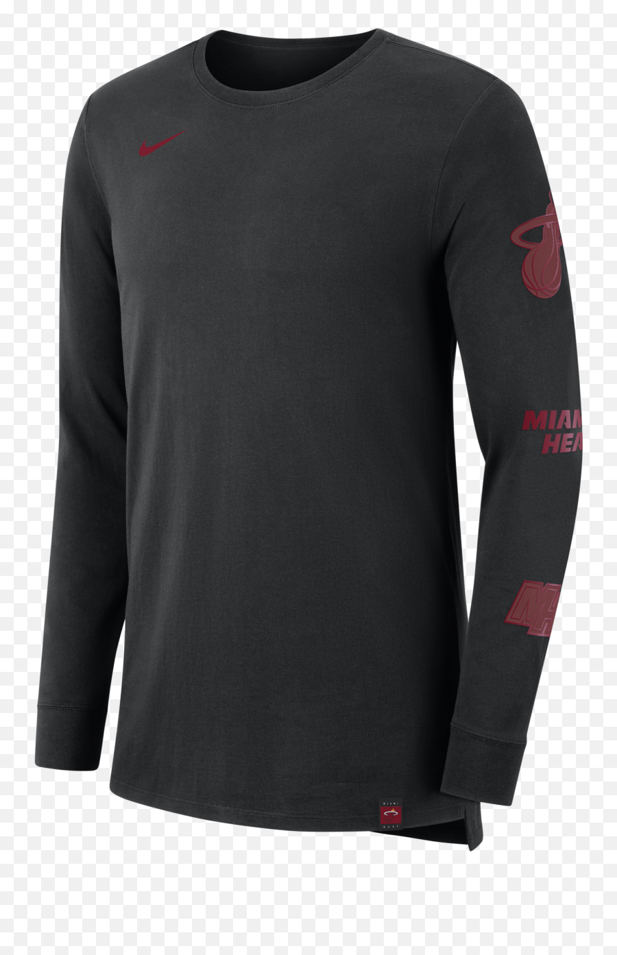 Nike Miami Heat Long Sleeve Team Logo - Los Angeles Lakers Dri Fit T Shirt Png,Miami Heat Logo Png