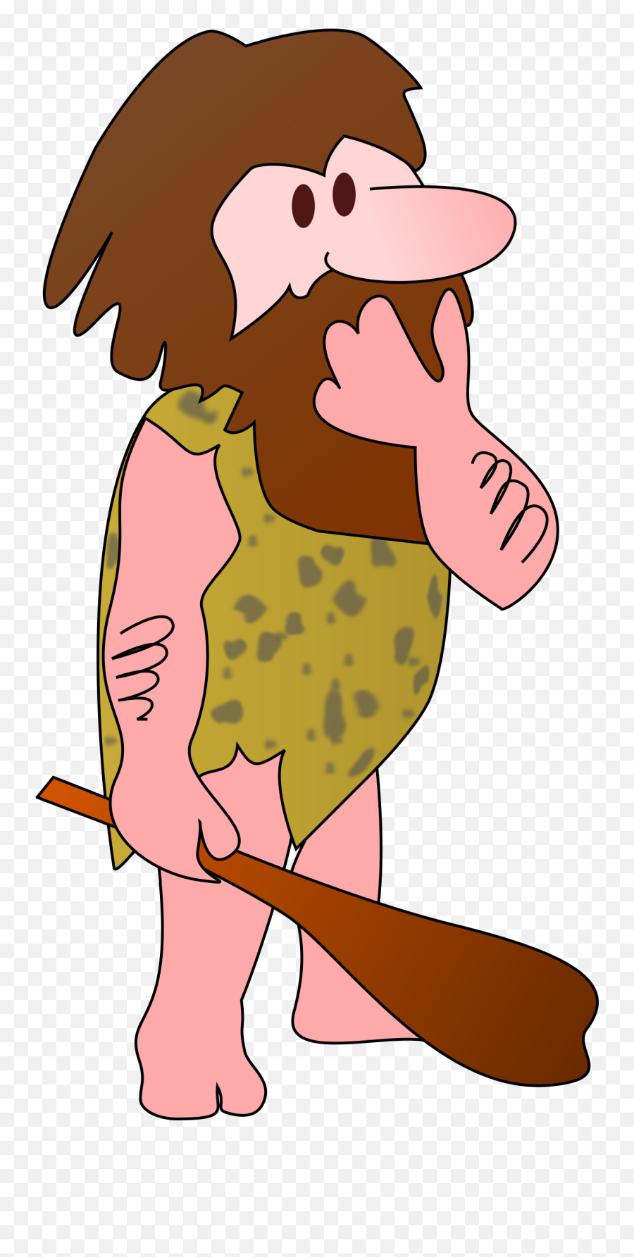 Download Hd Graphic Library Caveman - Caveman Thinking Clipart Png,Caveman Png