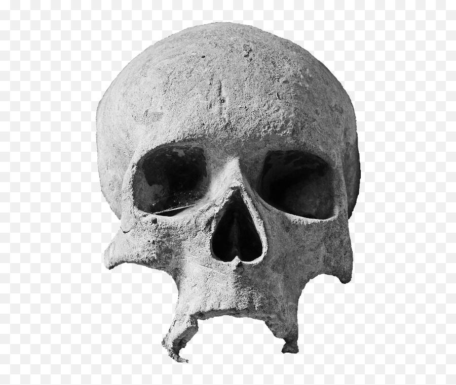 Skull Head Spiritual Stone O - Skull Png Grunge,Skull Head Png