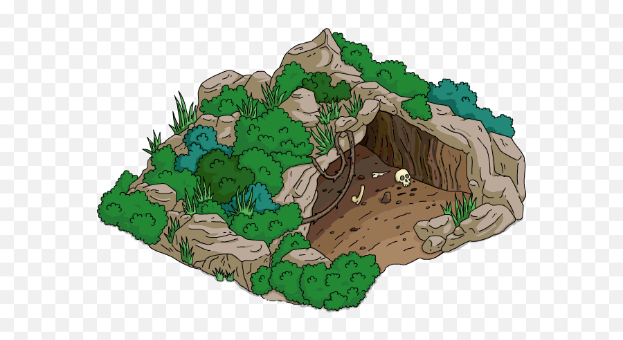 Cave Png Pic - Simpsons Tapped Out Forest,Cave Png