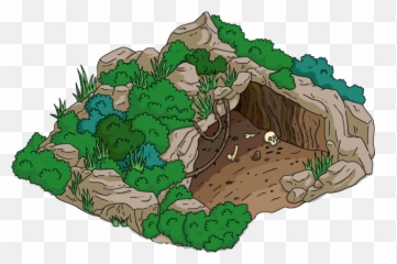 Cave Png Pic - Simpsons Tapped Out Forest,Cave Png